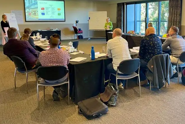 Office group discussion