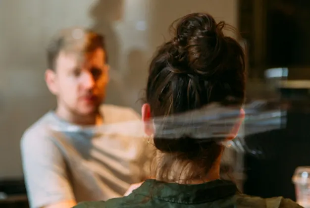 Relaxed team meeting